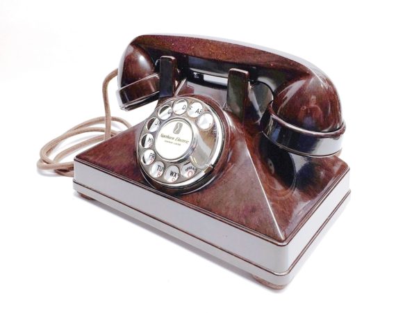 1955 Northern Electric Mahogany Uniphone #1