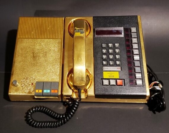 1981 Gold SL1 and Companion 3 Speakerphone