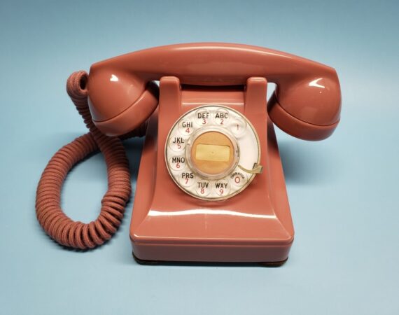 1954 Northern Electric Old Rose 302 with Western Electric Body and Handset.