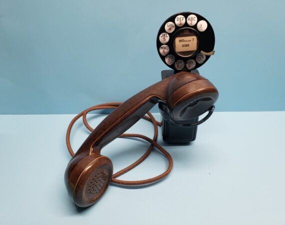 1957 Northern Electric Model 211 with 1950 Burled Walnut F1 Handset.